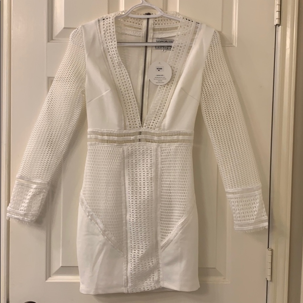 Miss guided white dress